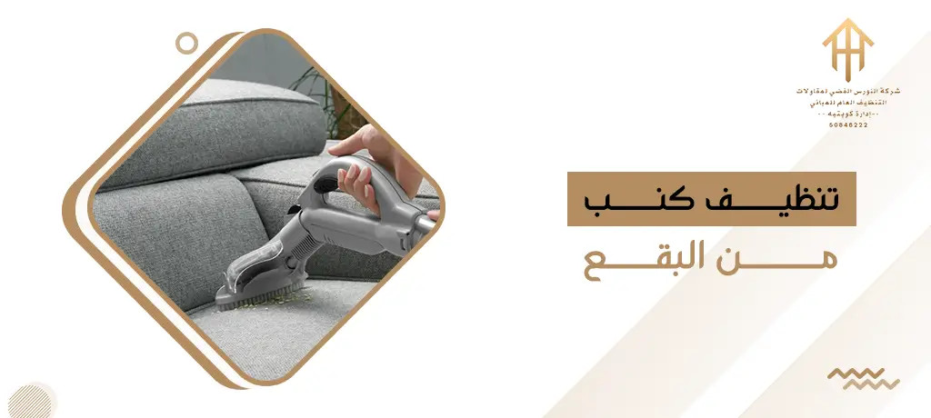 تنظيف كنب من البقع