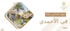 تنظيف الحدائق و الفناء في الأحمدي